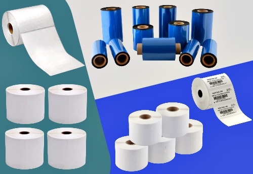 barcode labels and ribbons 4x6 labels, direct thermal labels, thermal transfer ribbon, tt labels, shipping labels, mrp stickers labels, product labels, amazon labels, ups labels, wax resin ribbon, premium wax ribbon